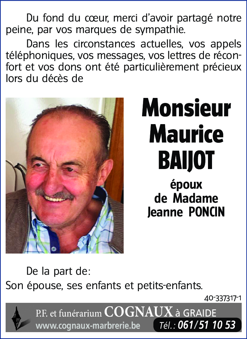 Maurice BAIJOT