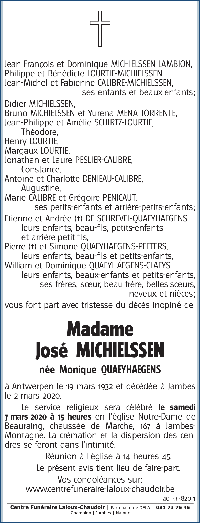 Monique QUAEYHAEGENS