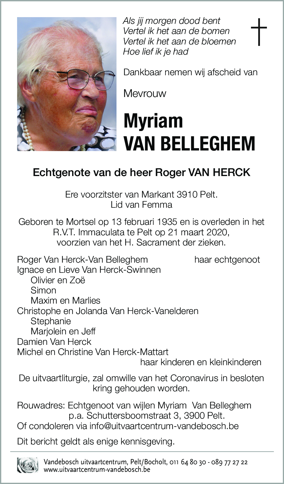 Myriam Van Belleghem