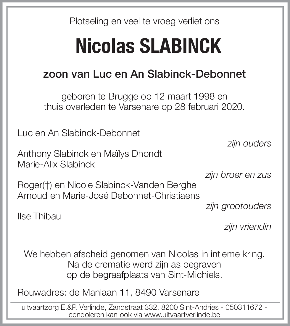 Nicolas Slabinck
