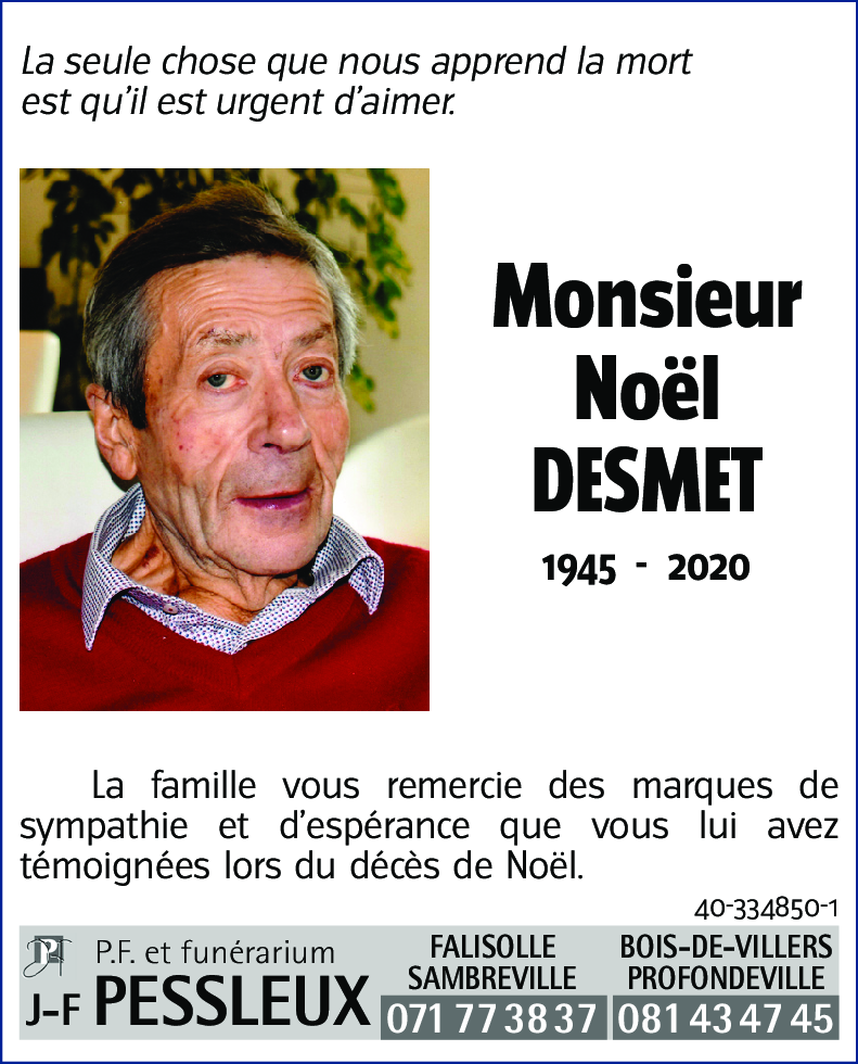 Noël DESMET