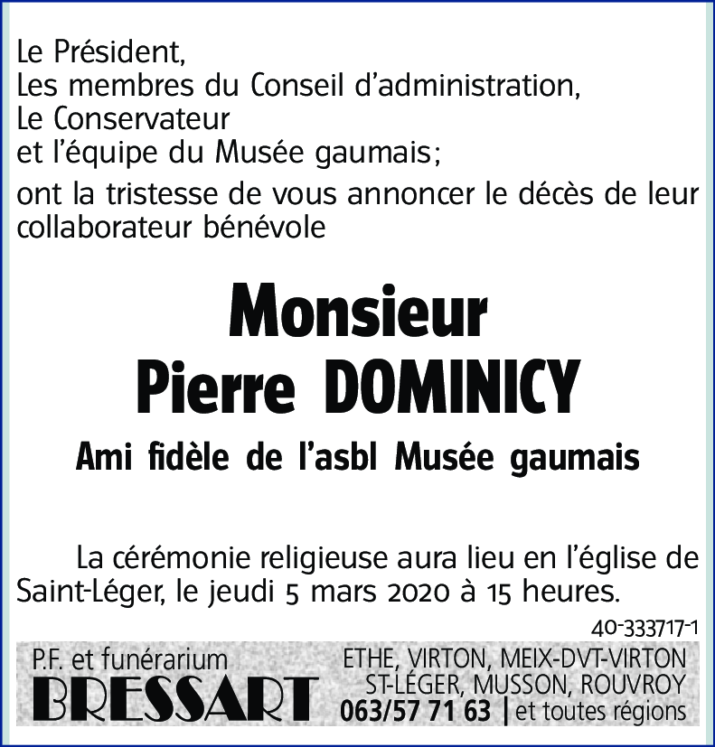Pierre DOMINICY
