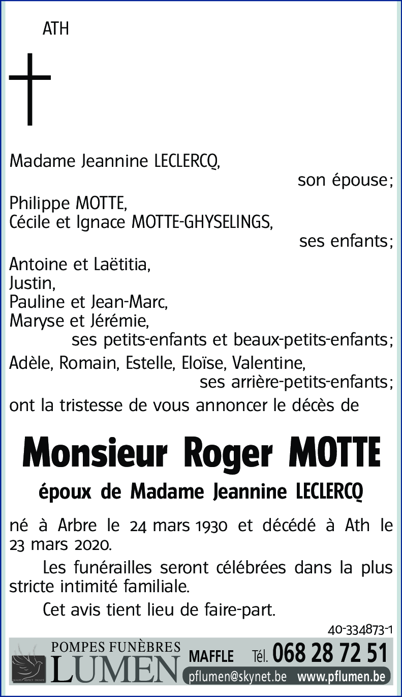 Roger MOTTE