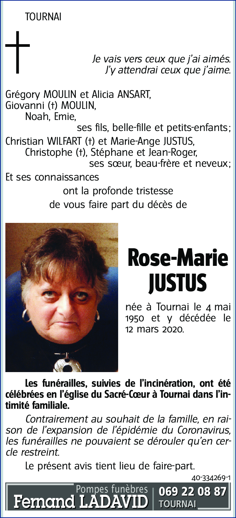 Rose-Marie JUSTUS