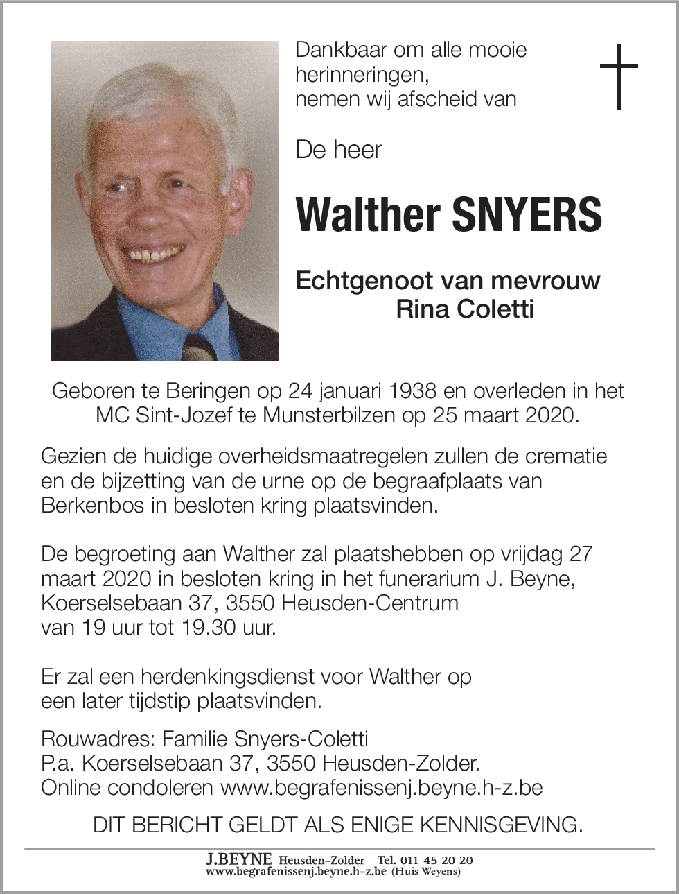 Walther SNYERS