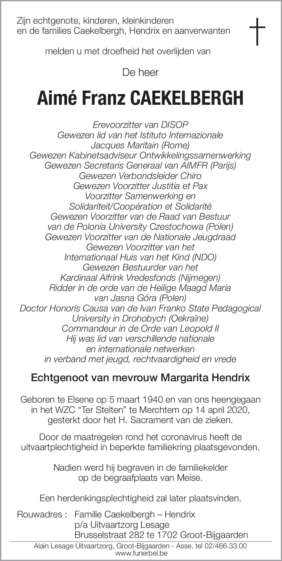 Aimé Franz Caekelbergh