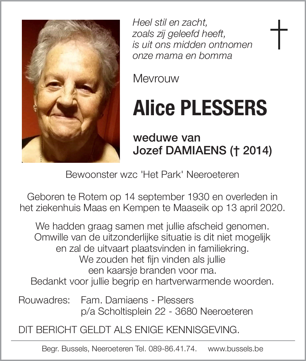 Alice PLESSERS