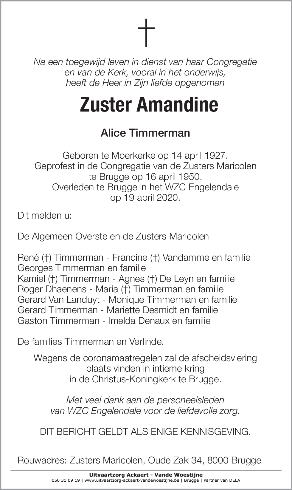 Amandine Alice Timmerman