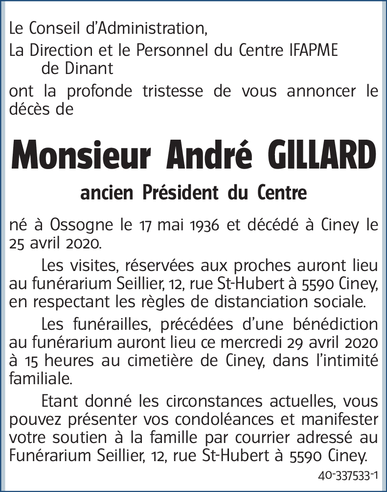 André GILLARD