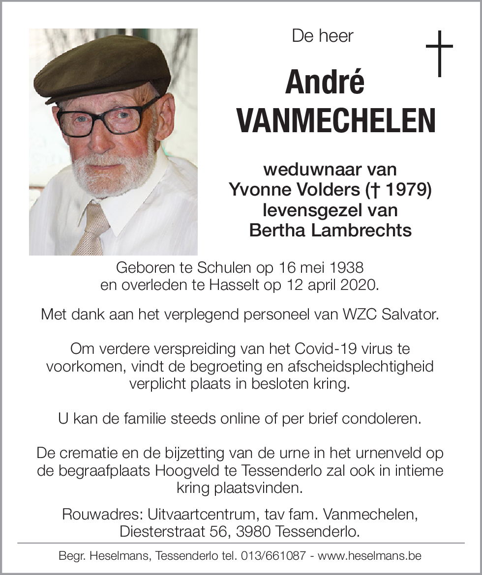André Vanmechelen