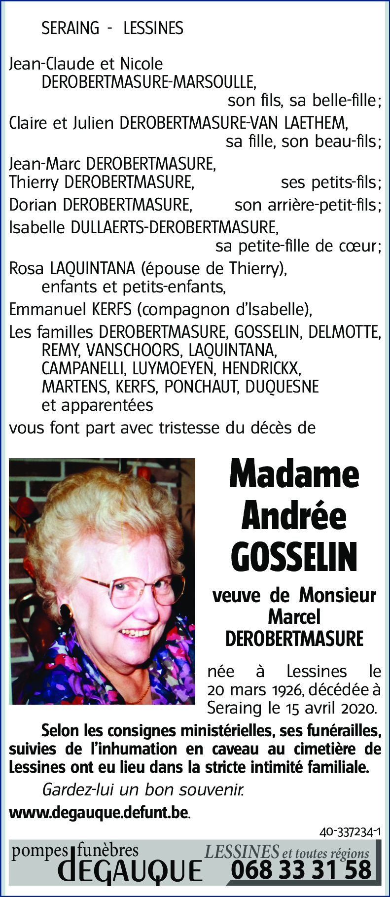 Andrée GOSSELIN