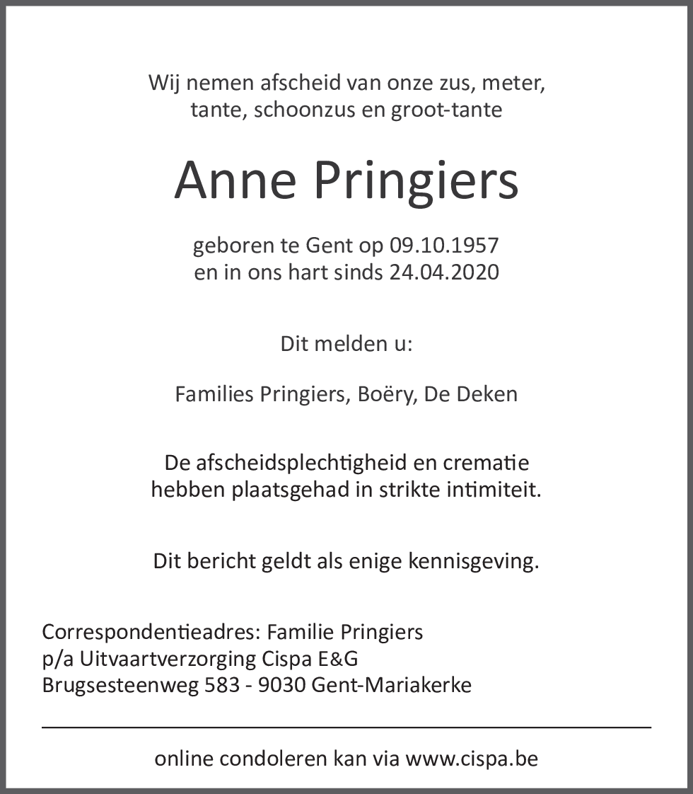 Anne Pringiers