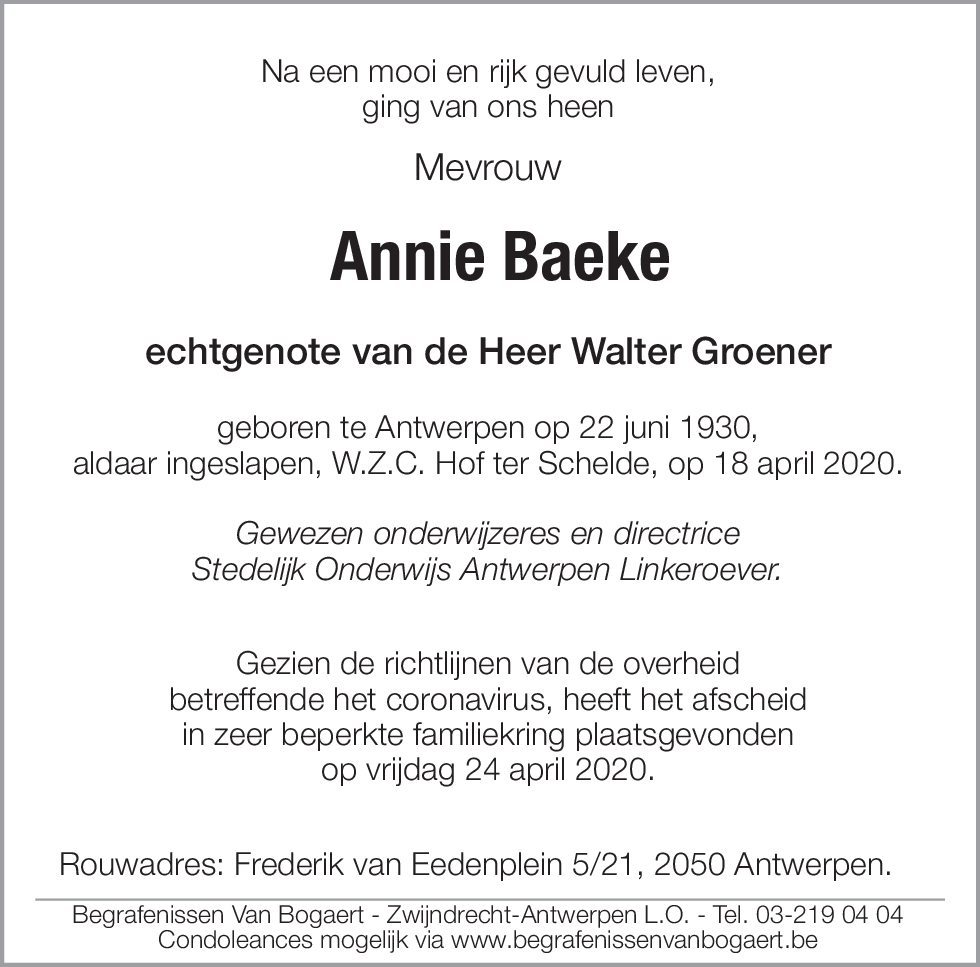 Annie Baeke
