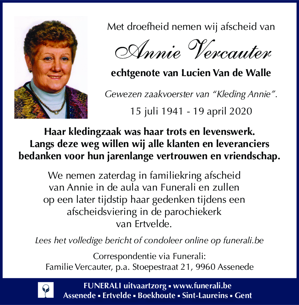 Annie Vercauter