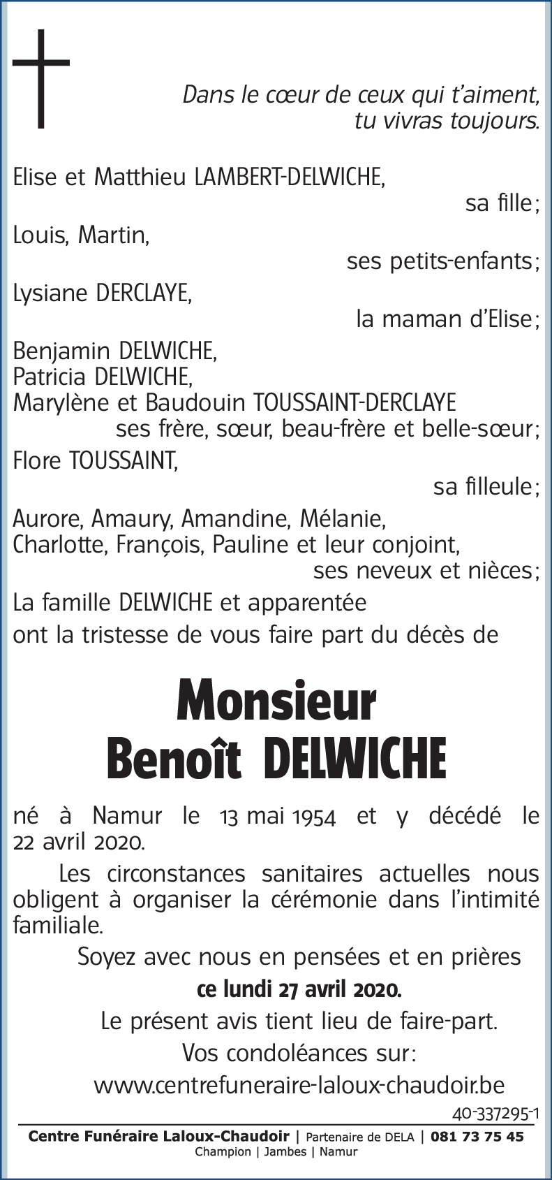 Benoît DELWICHE