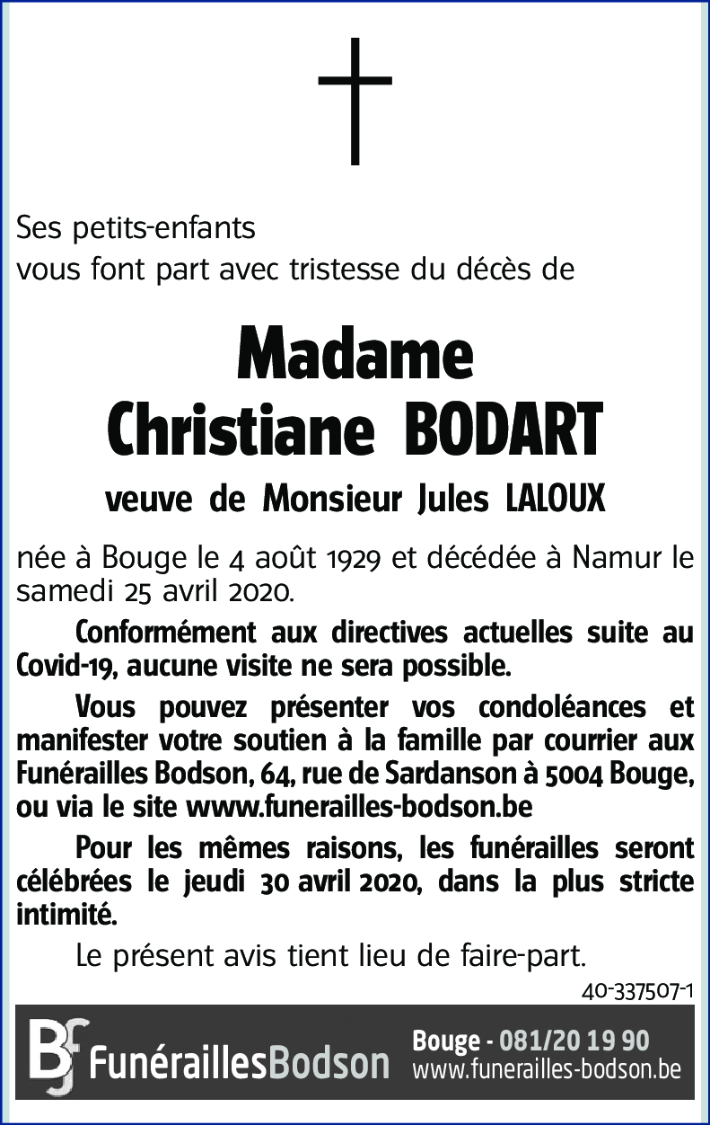 Christiane BODART