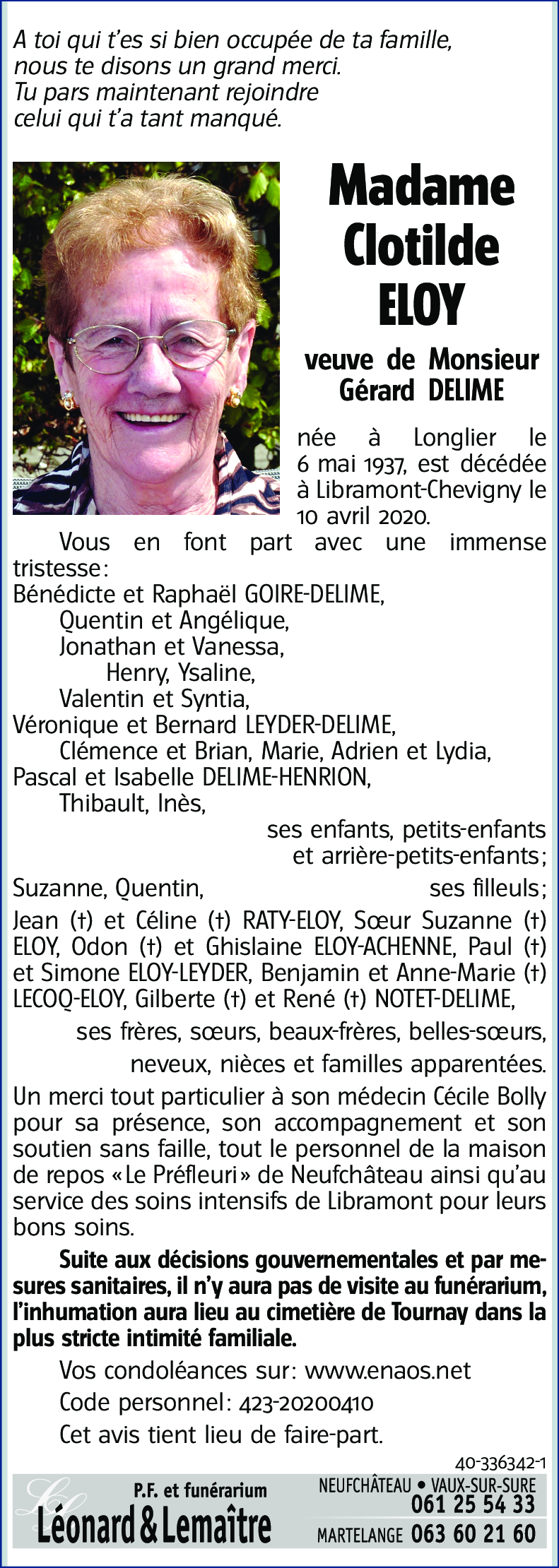 Clotilde ELOY
