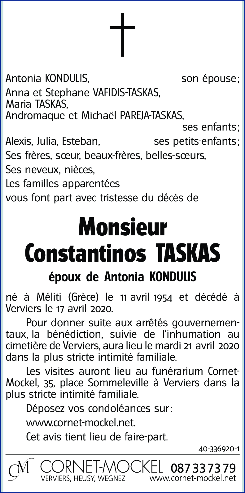 Constantinos TASKAS