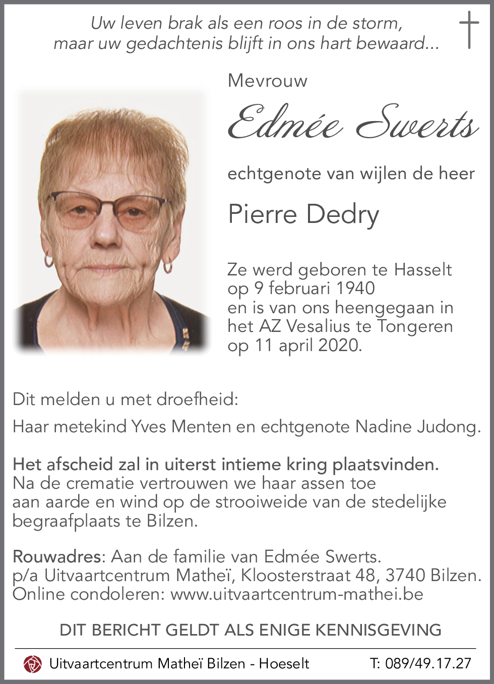 Edmée SWERTS