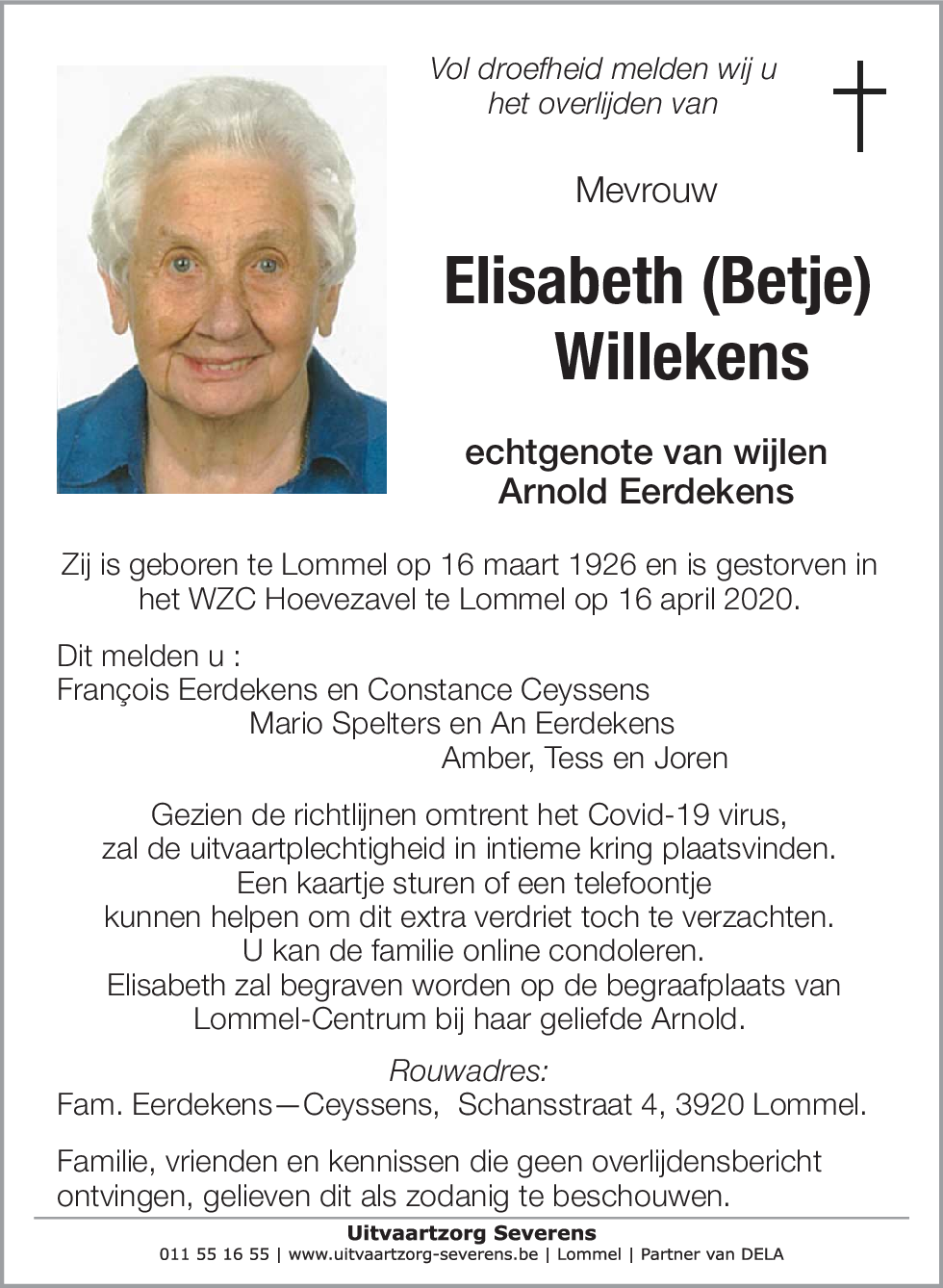 Elisabeth (Betje) Willekens