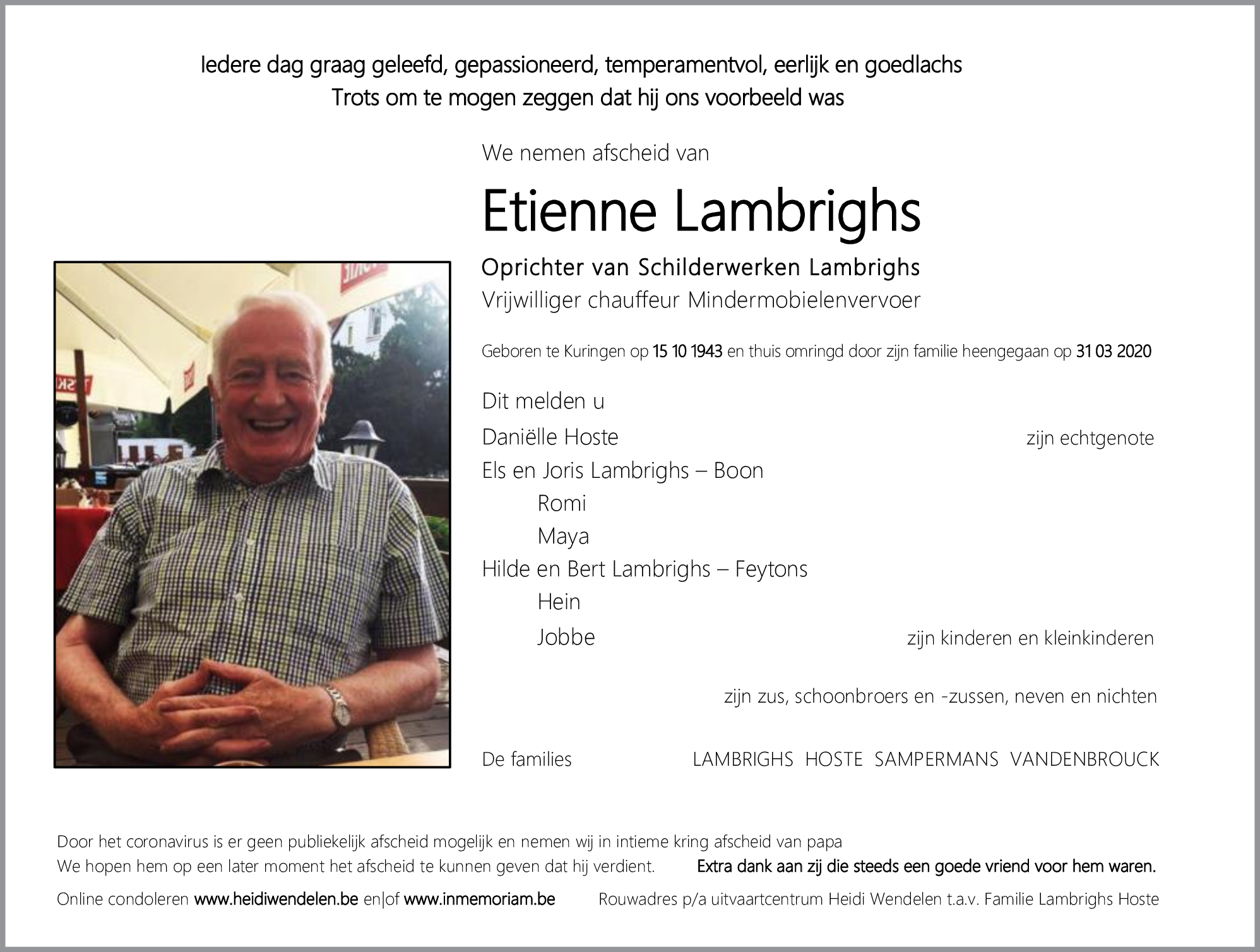 Etienne Lambrighs