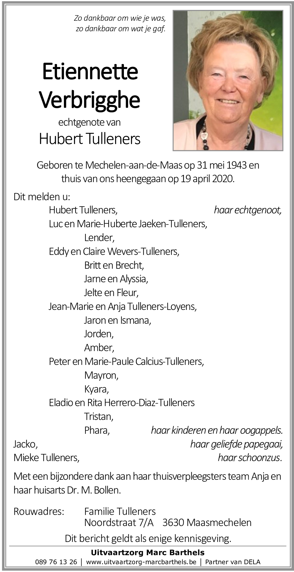 Etiennette Verbrigghe