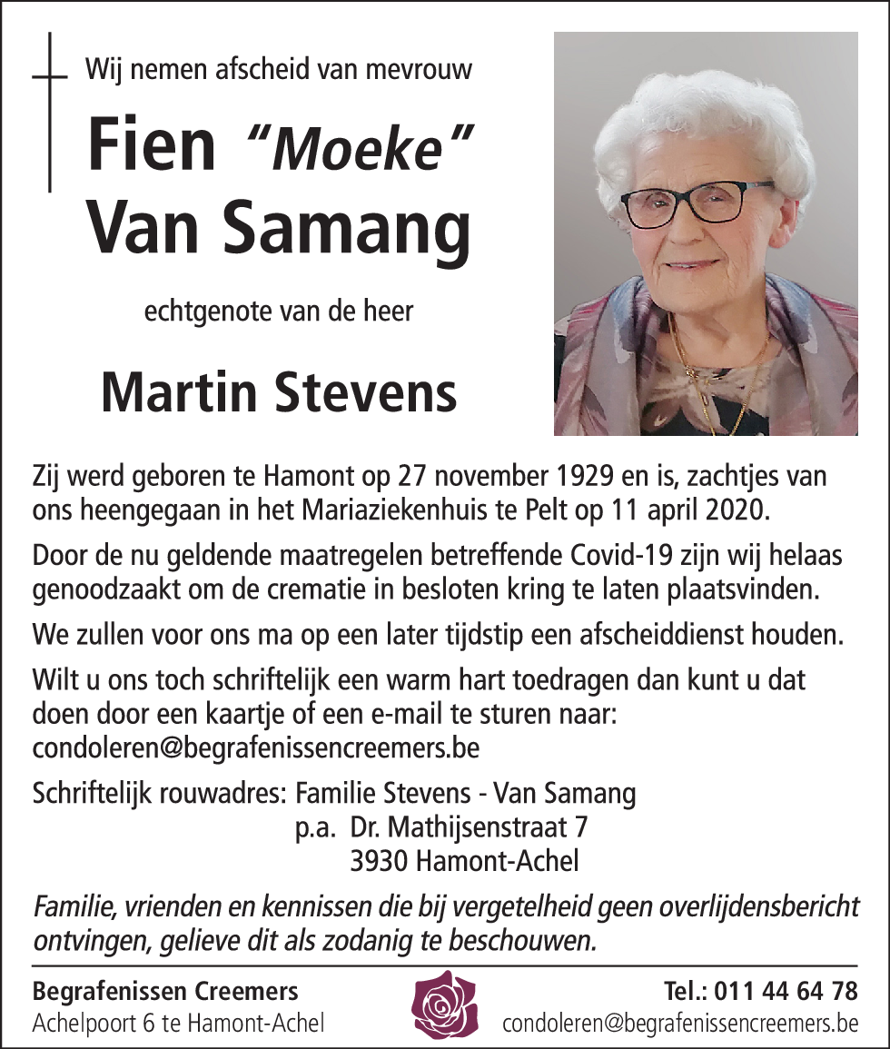 Fien Van Samang