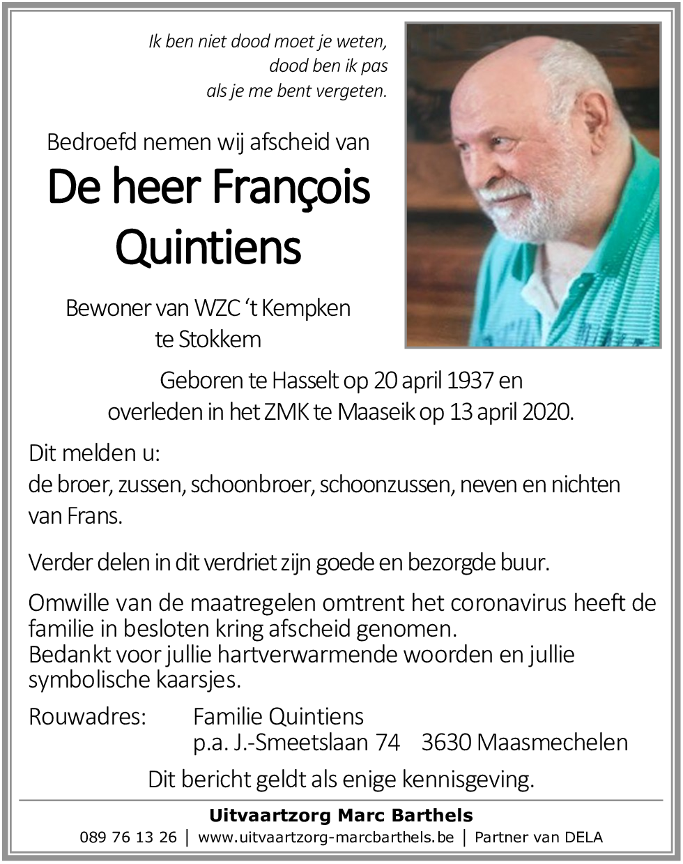 François Quintiens