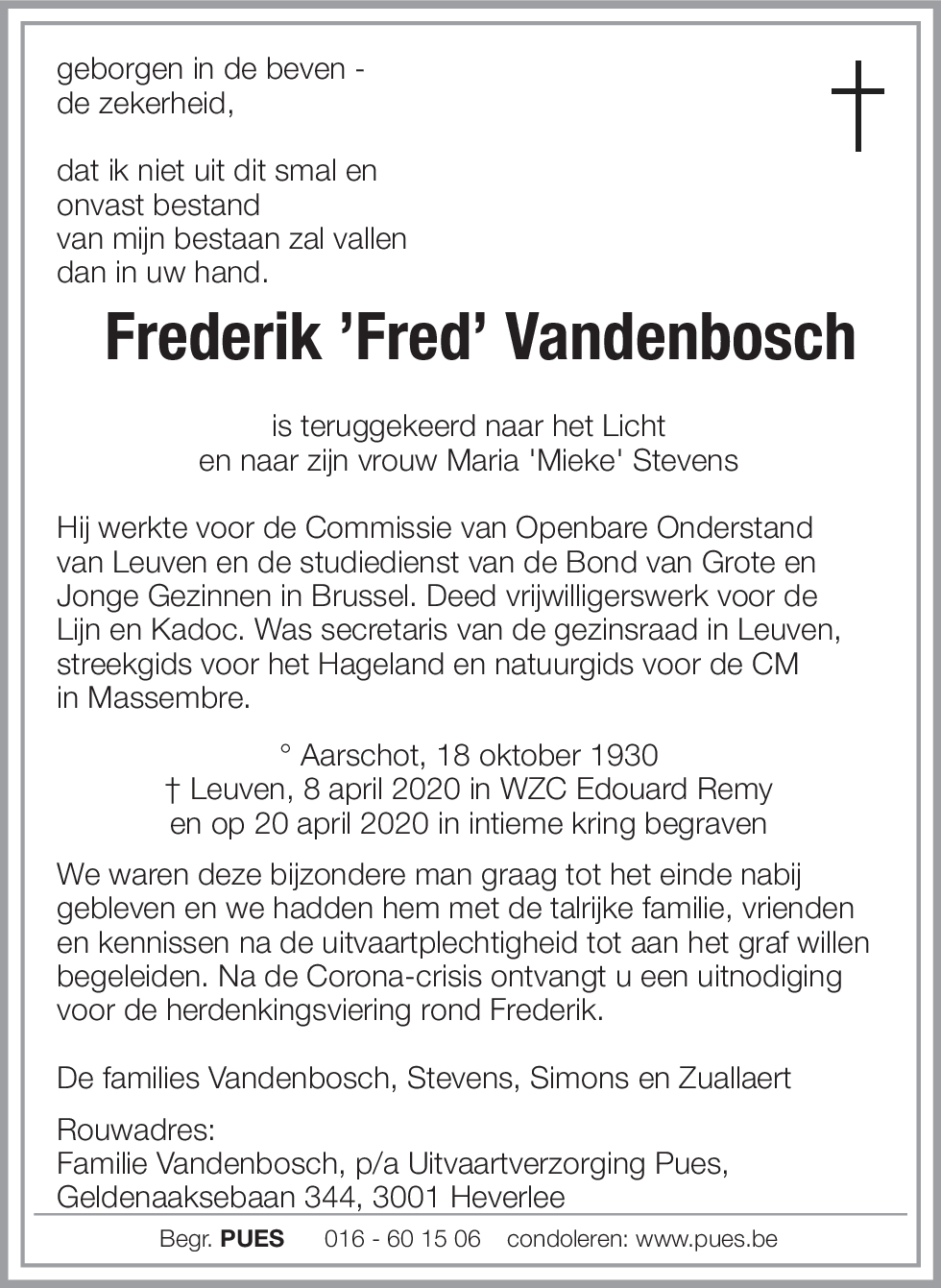 Frederik Vandenbosch