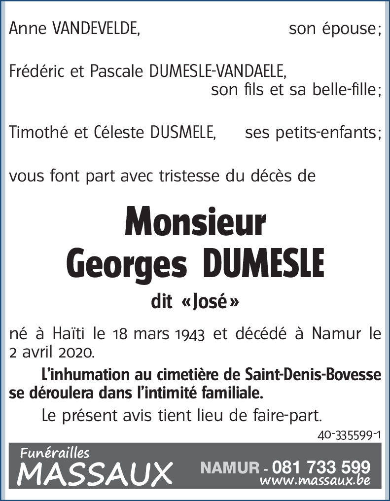 Georges DUMESLE