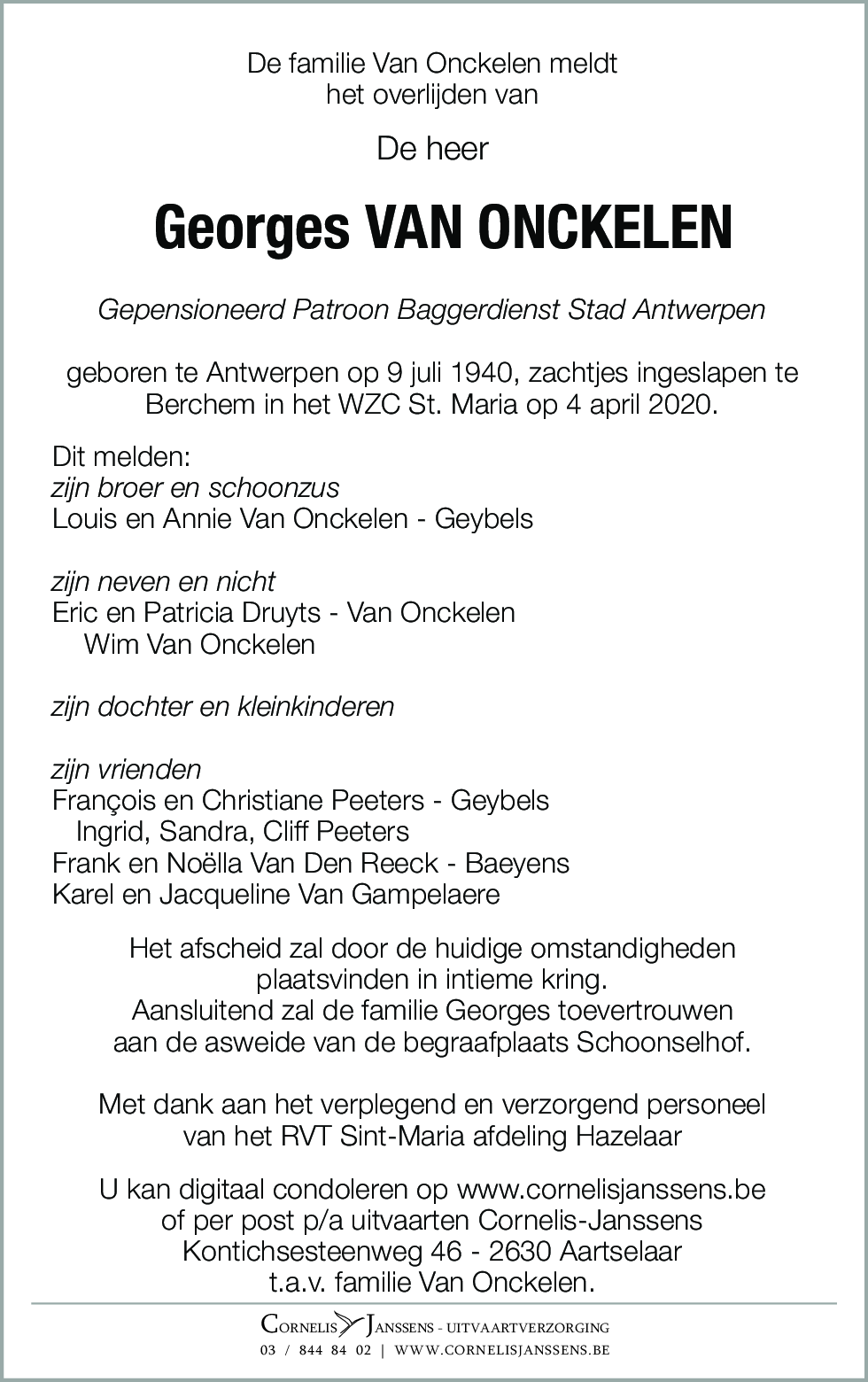 Georges Van Onckelen