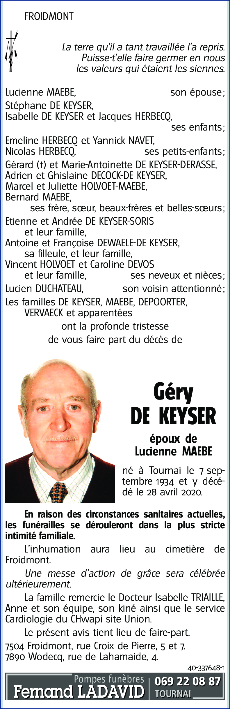 Géry DE KEYSER