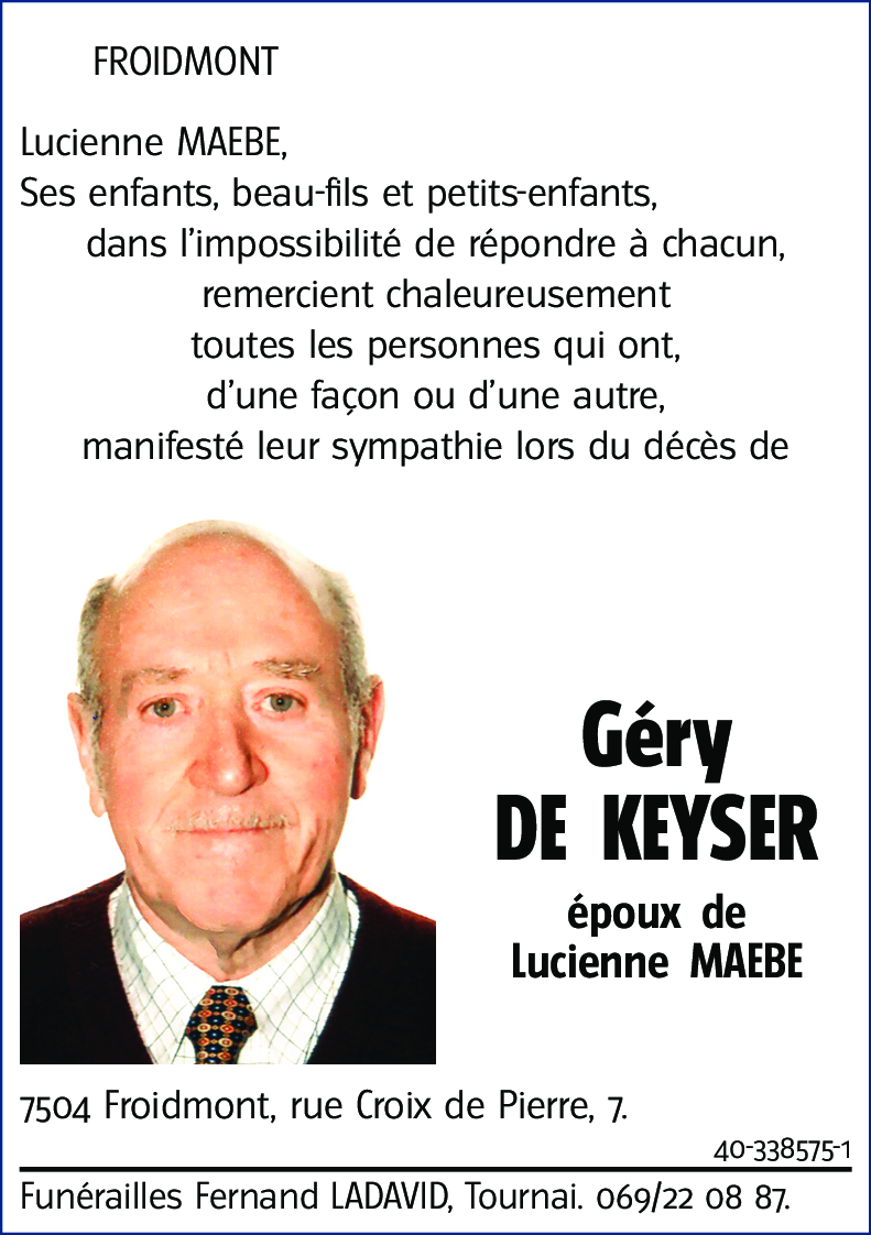 Géry DE KEYSER