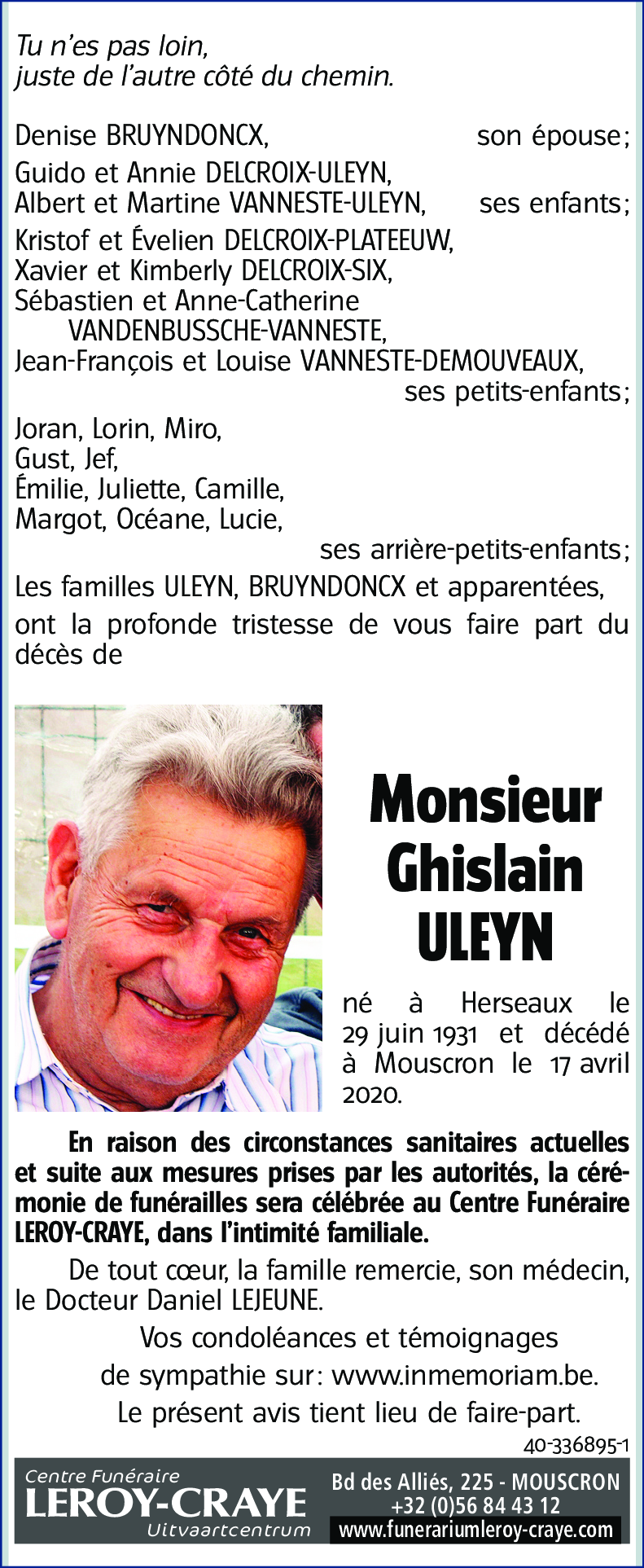 Ghislain ULEYN