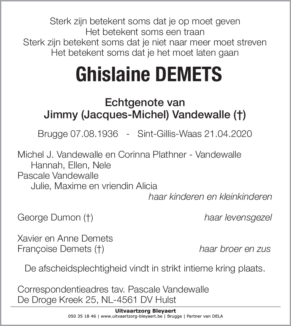 Ghislaine Demets