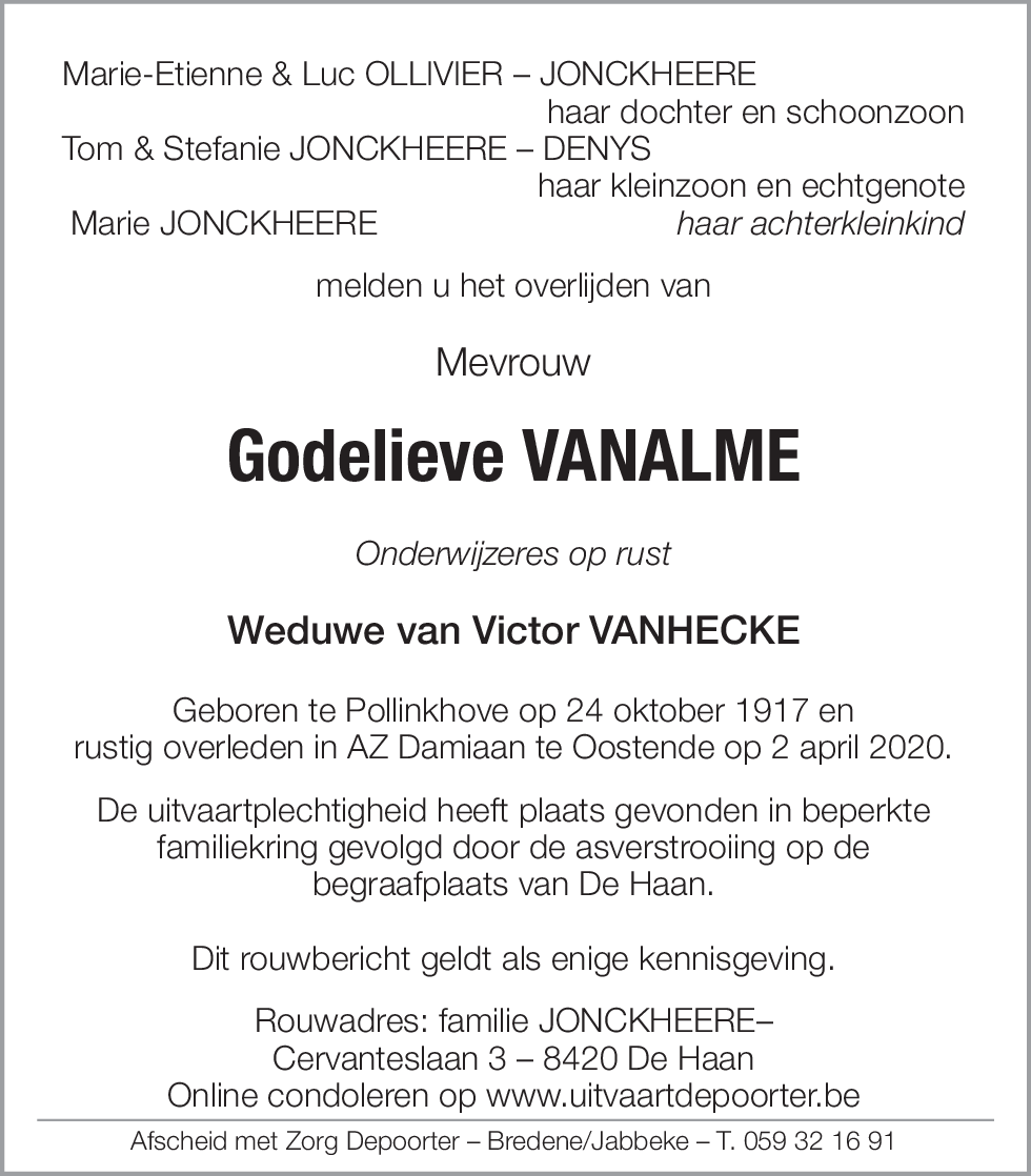 Godelieve Vanalme