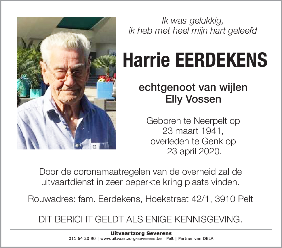 Harrie Eerdekens