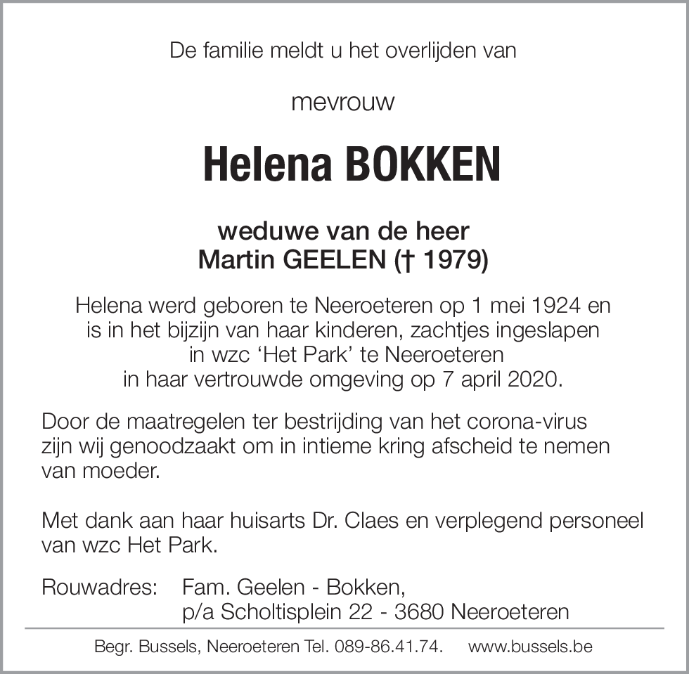 Helena BOKKEN