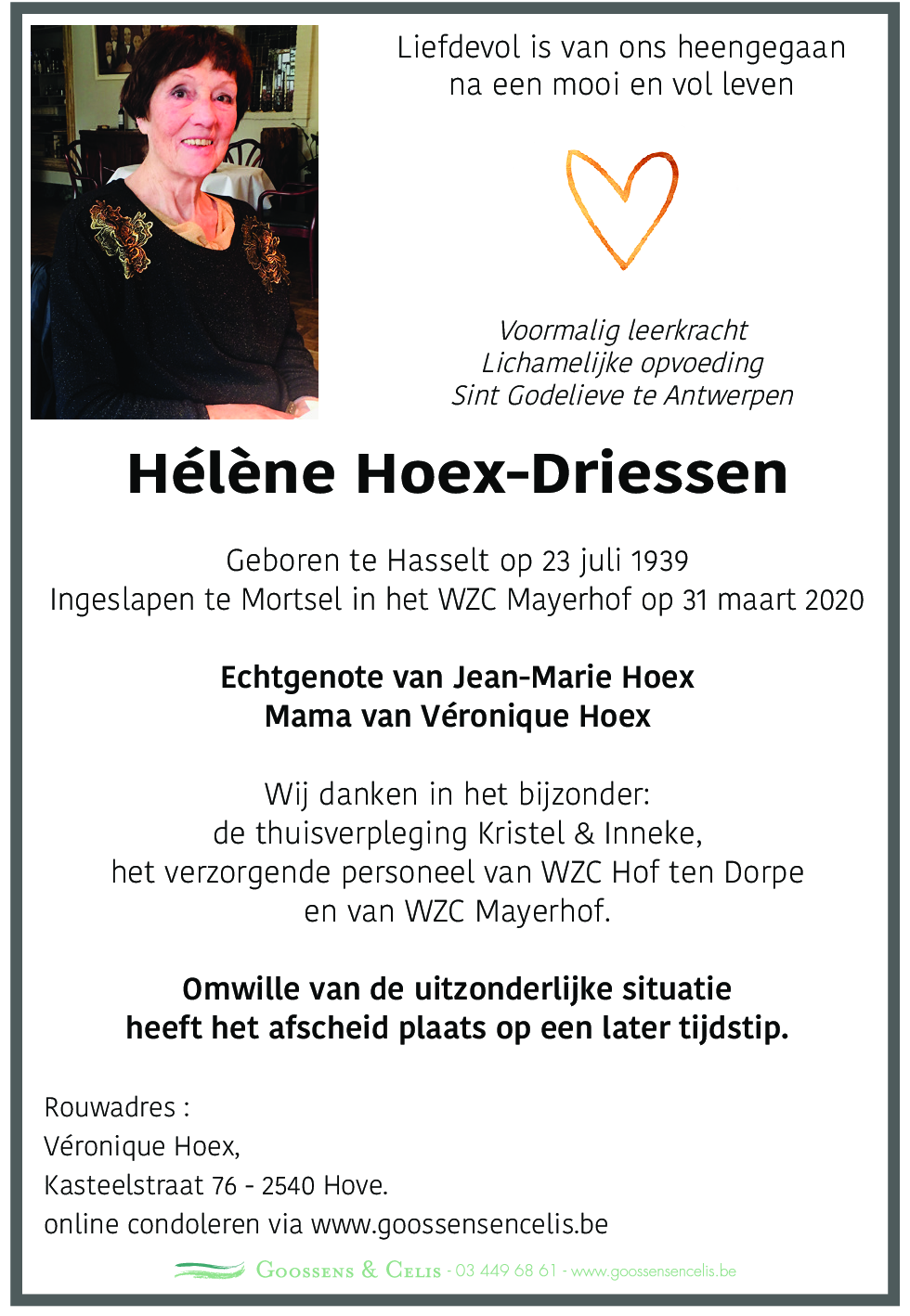 Hélène Hoex-Driessen