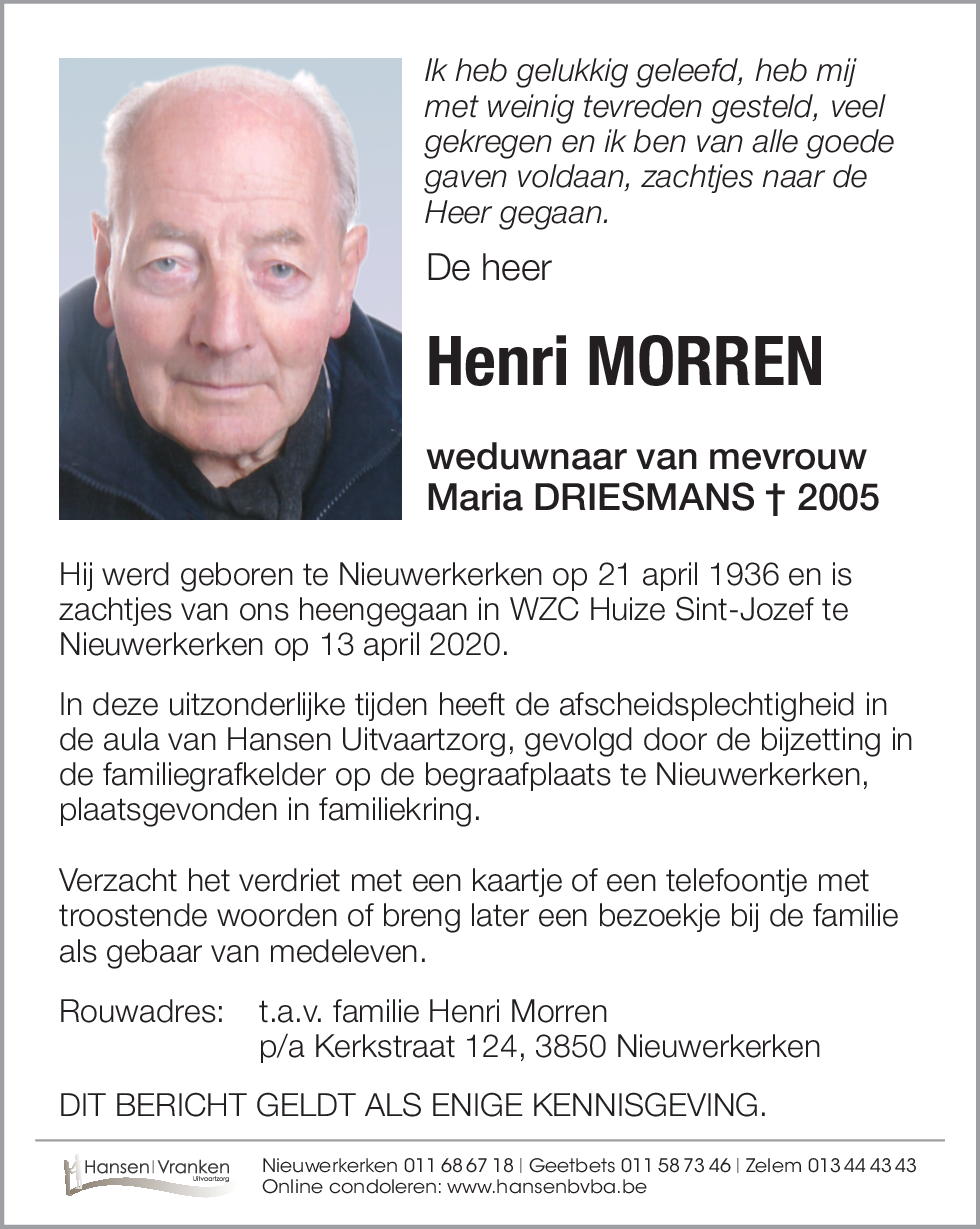Henri MORREN