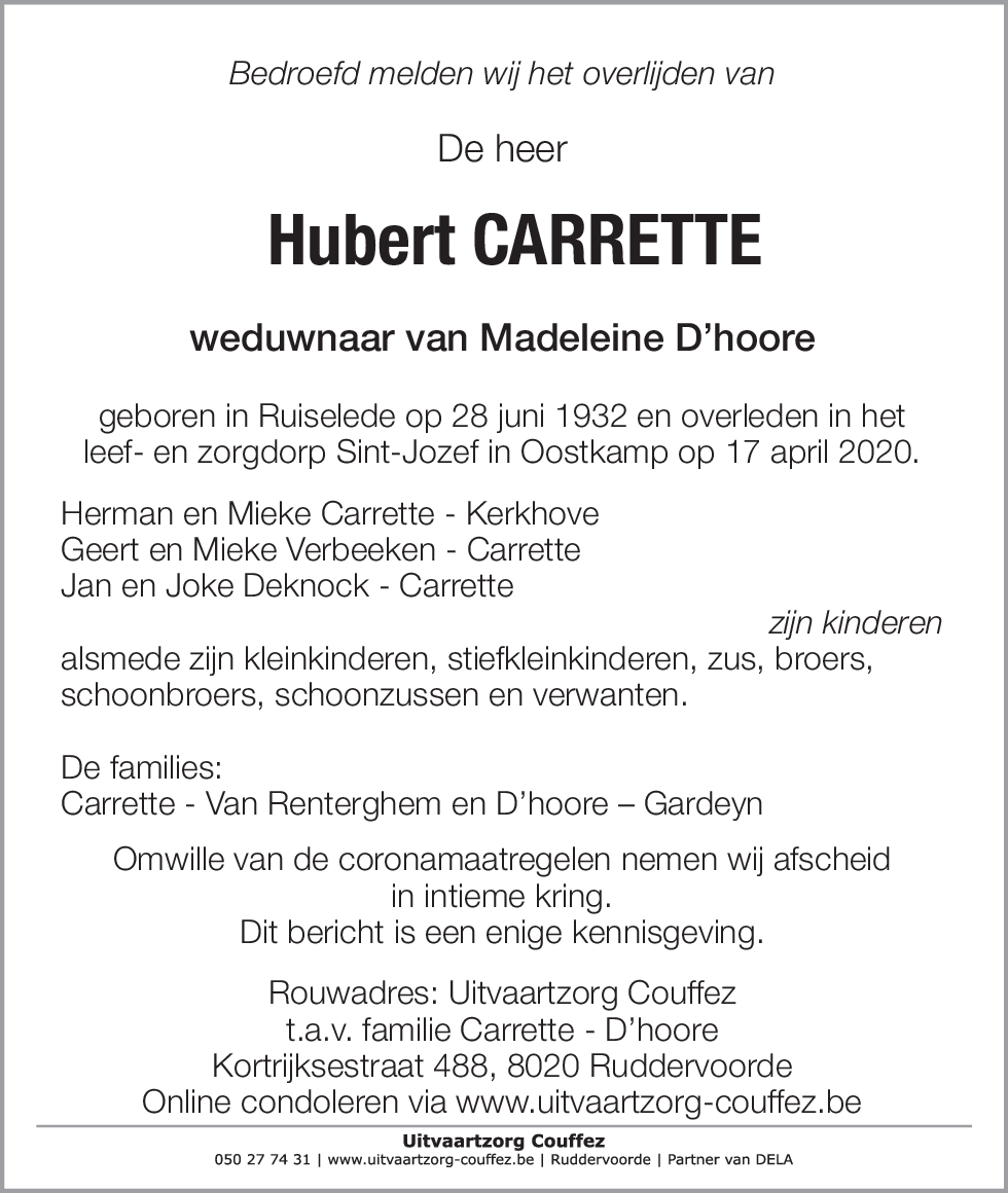 Hubert Carrette