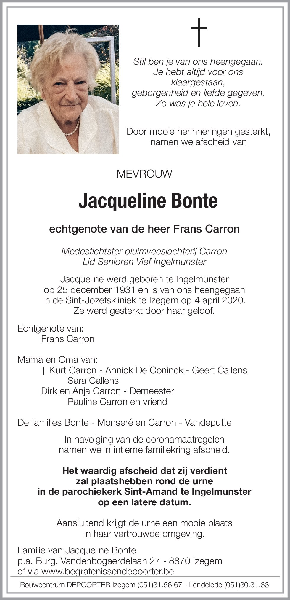 Jacqueline Bonte