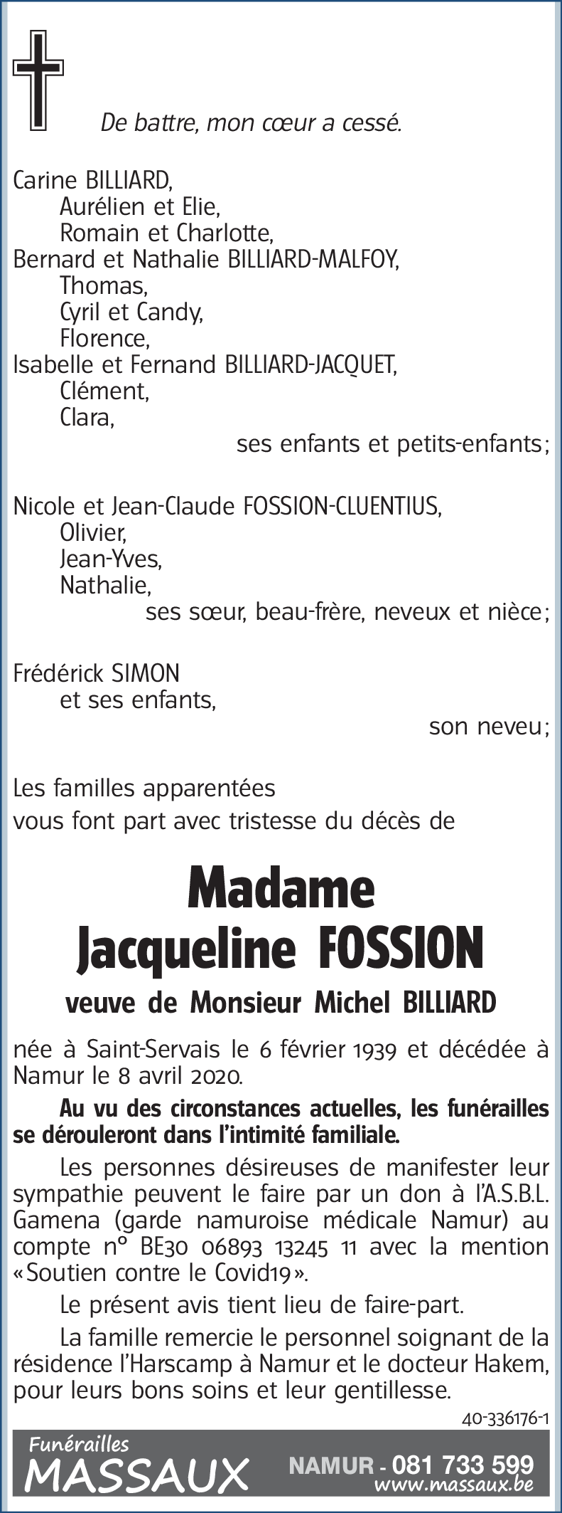Jacqueline FOSSION