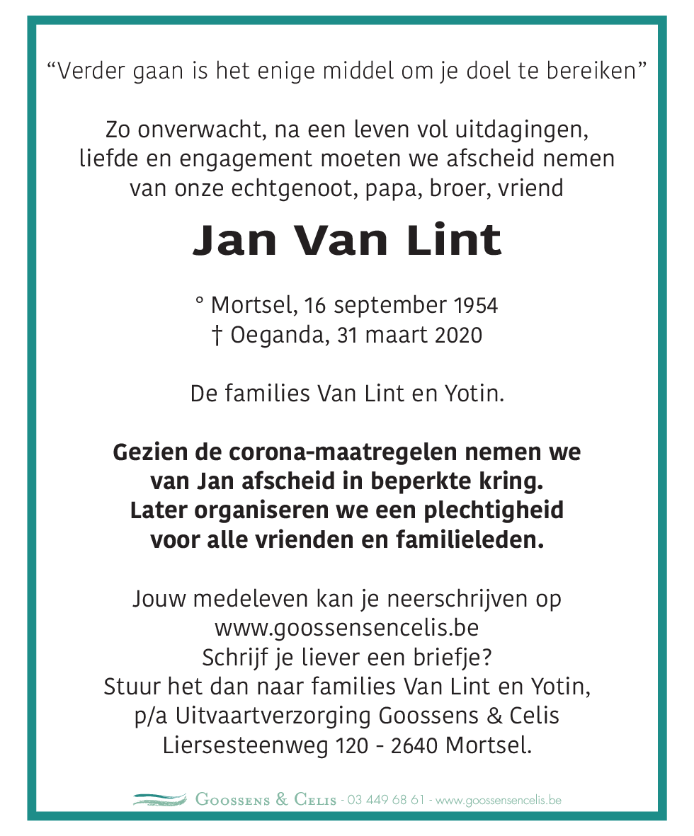 Jan Van Lint