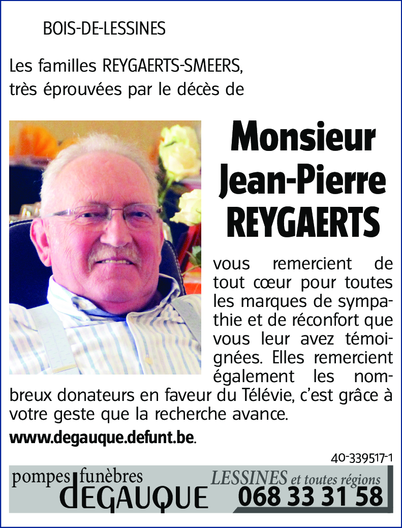 Jean-Pierre REYGAERTS