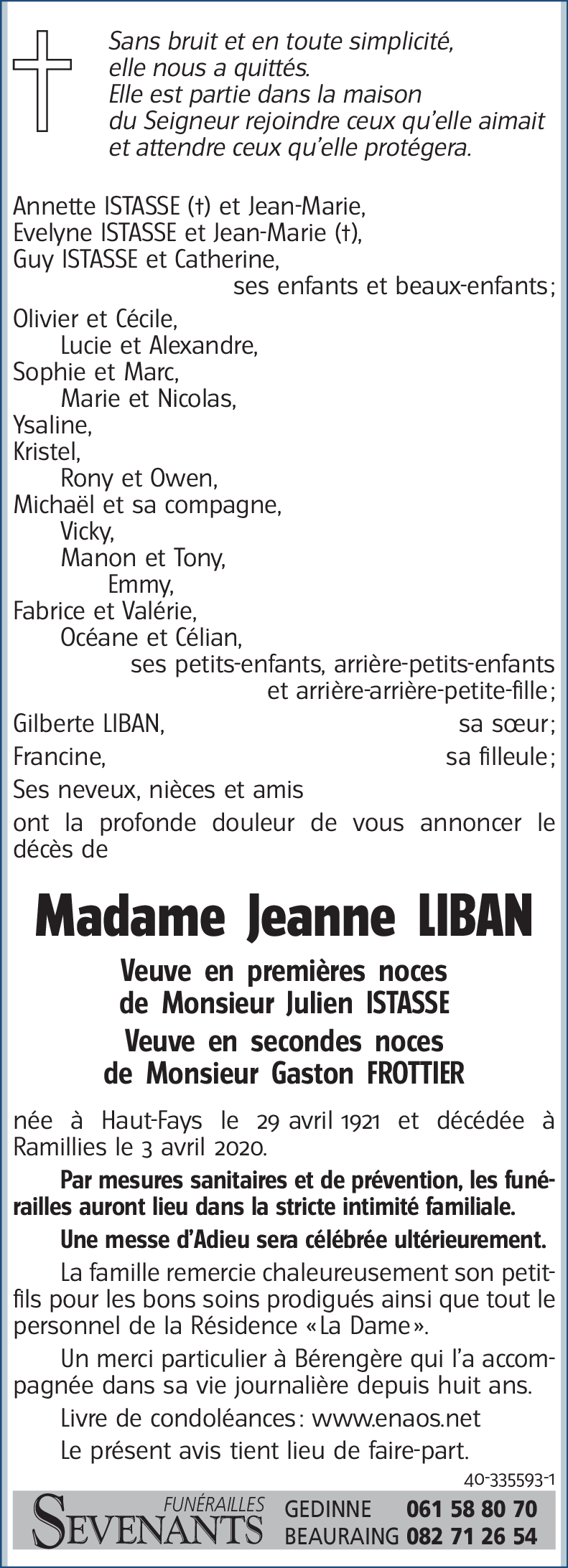 Jeanne LIBAN
