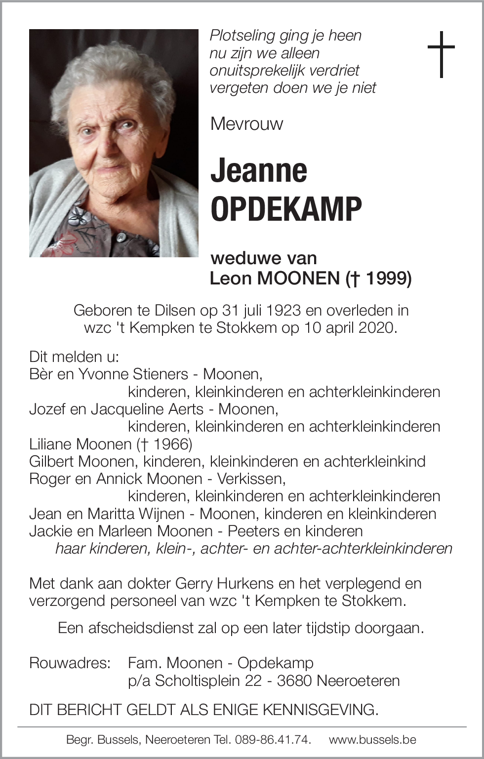 Jeanne OPDEKAMP