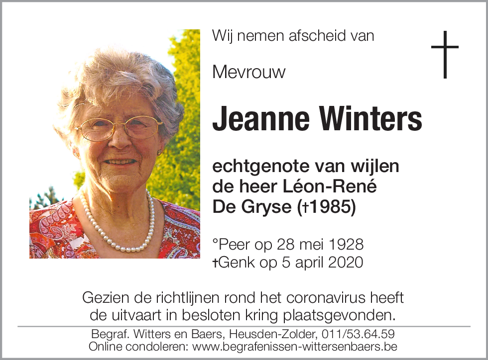 Jeanne Winters