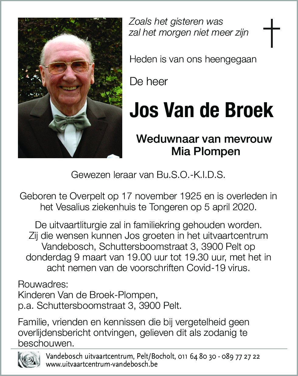 Jos Van de Broek