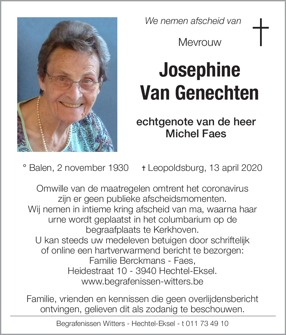 Josephine Van Genechten